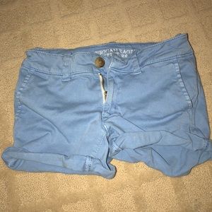 Blue American Eagle stretch shorts